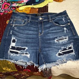Judy Blue XL denim shorts. NWOT